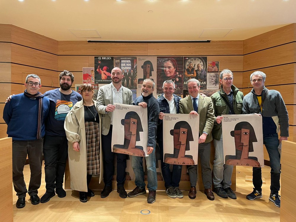 Imagen de la presentación de la 47º edición de las Jornadas de Teatro de Eibar.