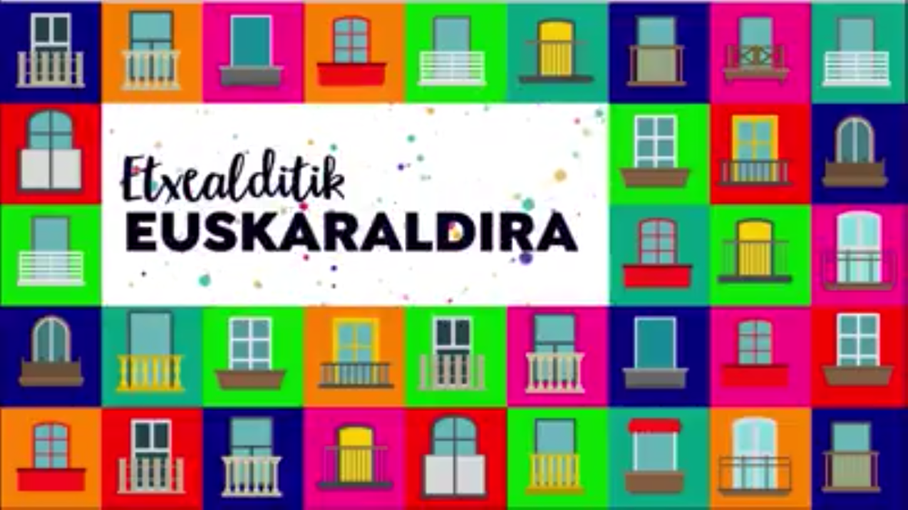 La iniciativa "Etxealditik Euskaraldira" se pondrá en marcha el lunes, día 20 de abril La iniciativa "Etxealditik Euskaraldira" se llevará a cabo en casa y desde casa