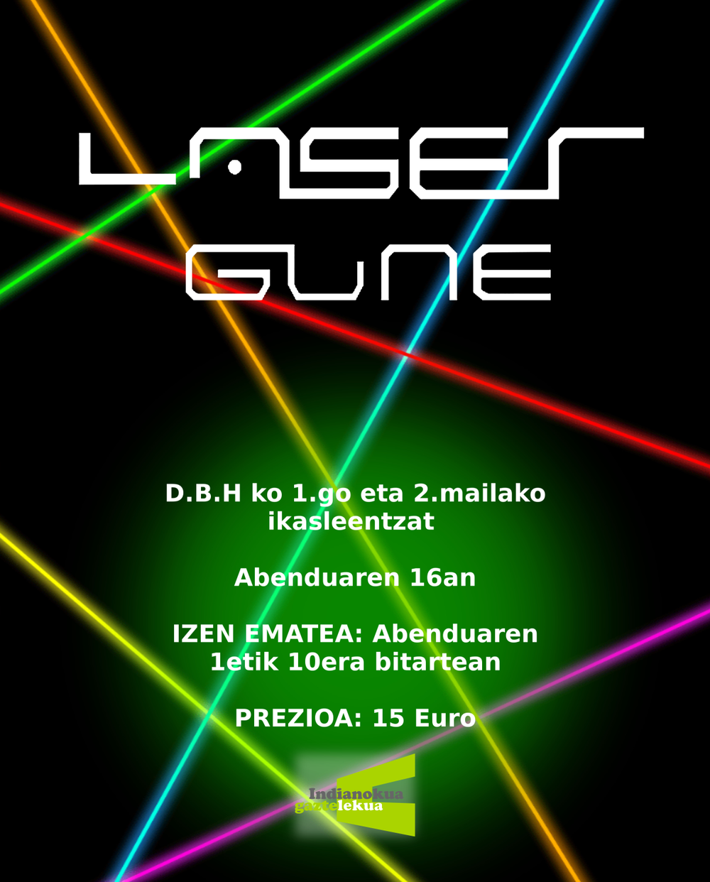 Excursión al lasergune de Bilbao