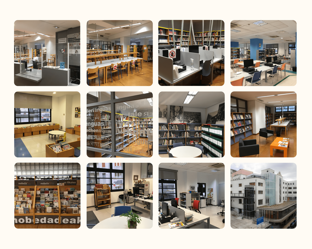 Informe anual 2020 de la Biblioteca, en tiempos de la COVID-19 Fotos de la Biblioteca de Eibar