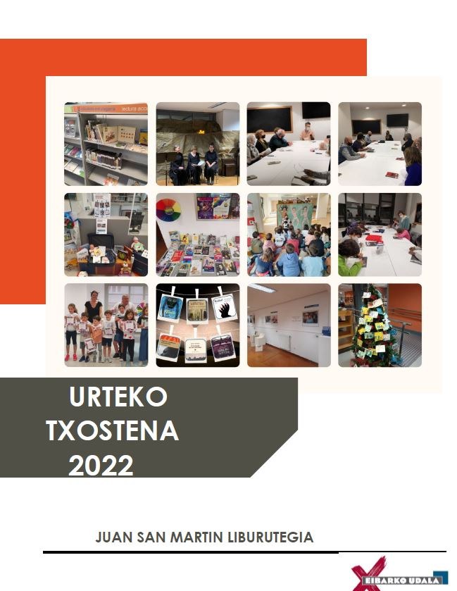 La Biblioteca municipal presenta la memoria del año 2022 Portada de la memoria