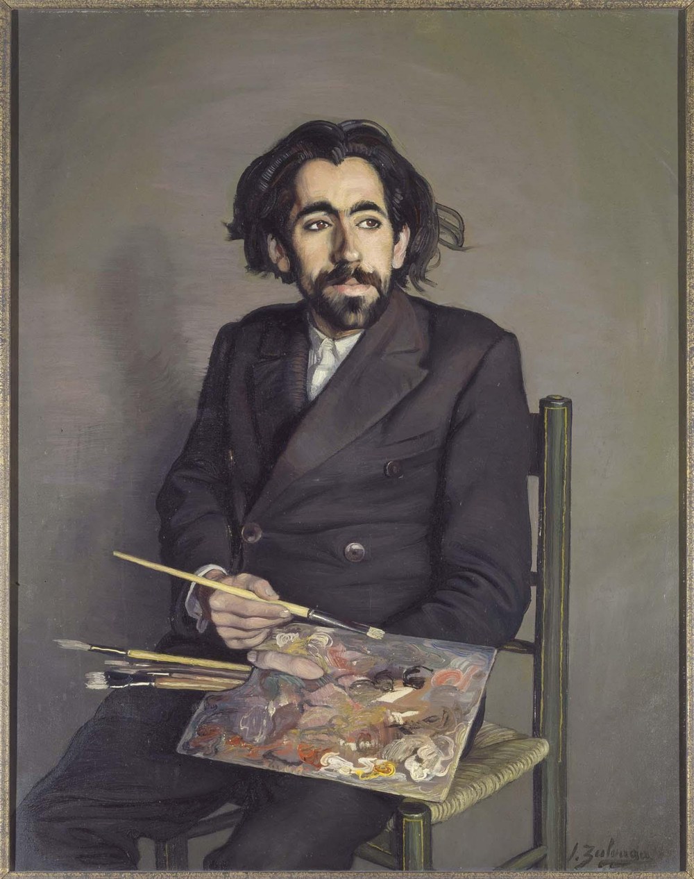 La biblioteca municipal se suma a los actos de celebración del 150 aniversario del nacimiento de Ignacio Zuloaga. Retrato