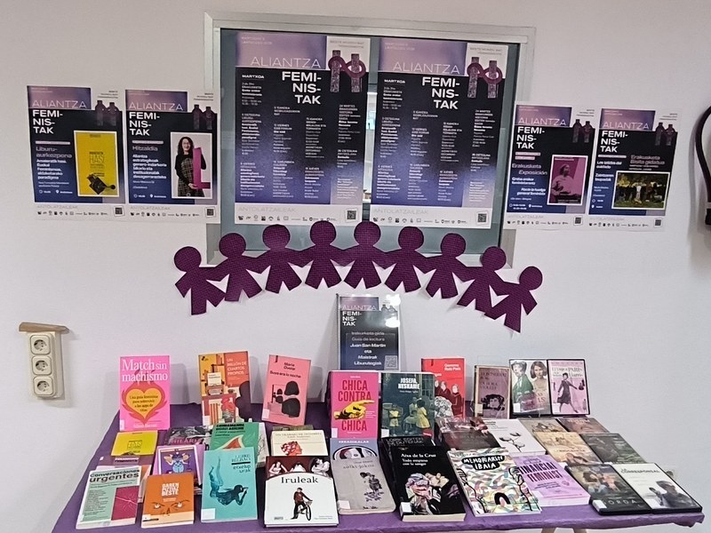 La Biblioteca participa activamente en el grupo de trabajo del 8 de marzo con la elaboración de una nueva Guía de Lectura Feminista