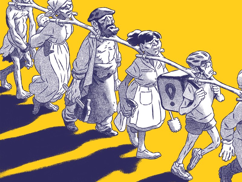Esklabuak. Autor: Joseba Larratxe. 