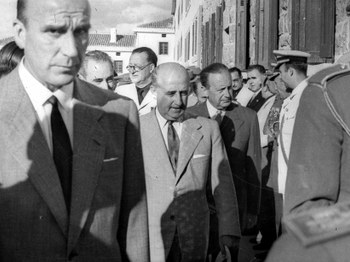 Franco en Eibar, 1949. Foto: Indalezio Ojanguren (Gure Gipuzkoa CC BY-NC 4.0).