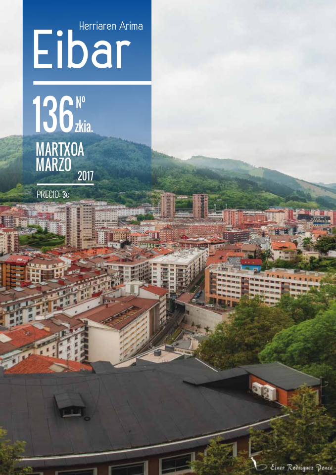La revista Eibar sigue adelante con un gran cambio de imagen: 44 páginas a todo color.