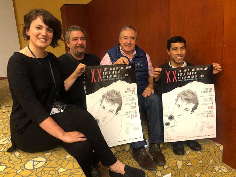 La XX edición del Festival de Cortometrajes "Asier Errasti" tendrá lugar del 4 al 9 de noviembre