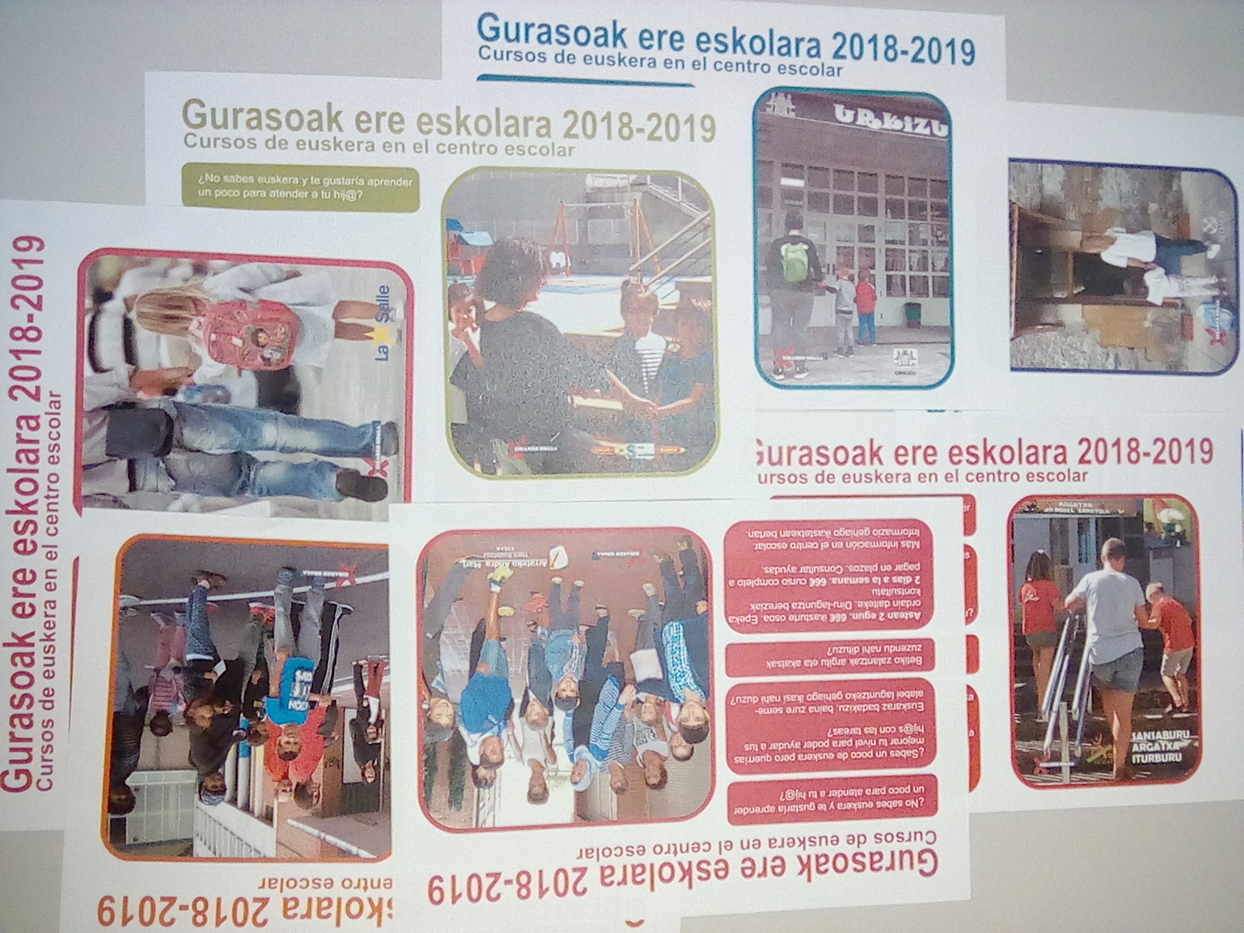 Nuevamente este curso Gurasoa ere eskolara, clases de euskera para padres y madres