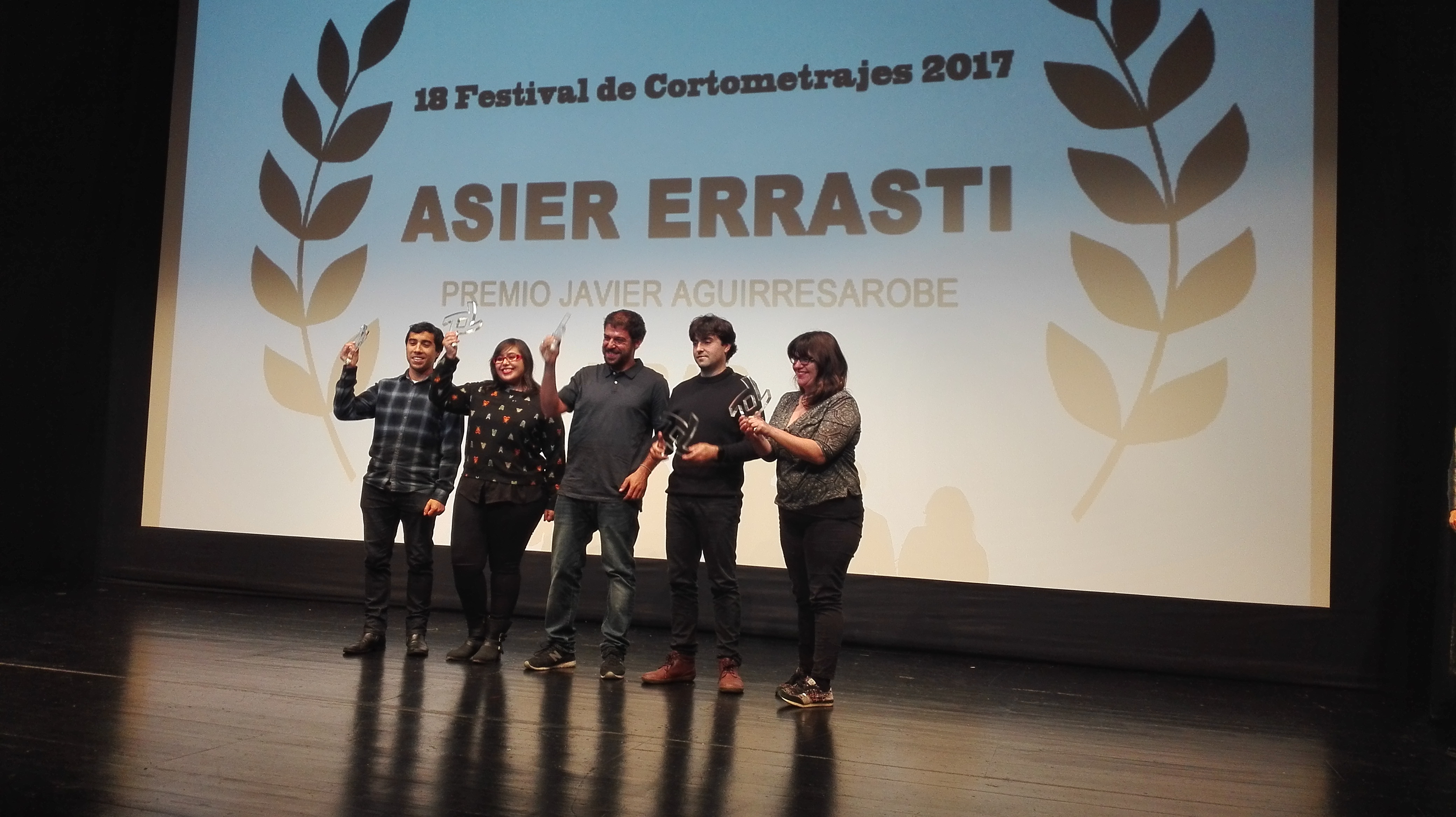 Premios del  18 Festival de cortometrajes de Eibar "Asier Errasti"  