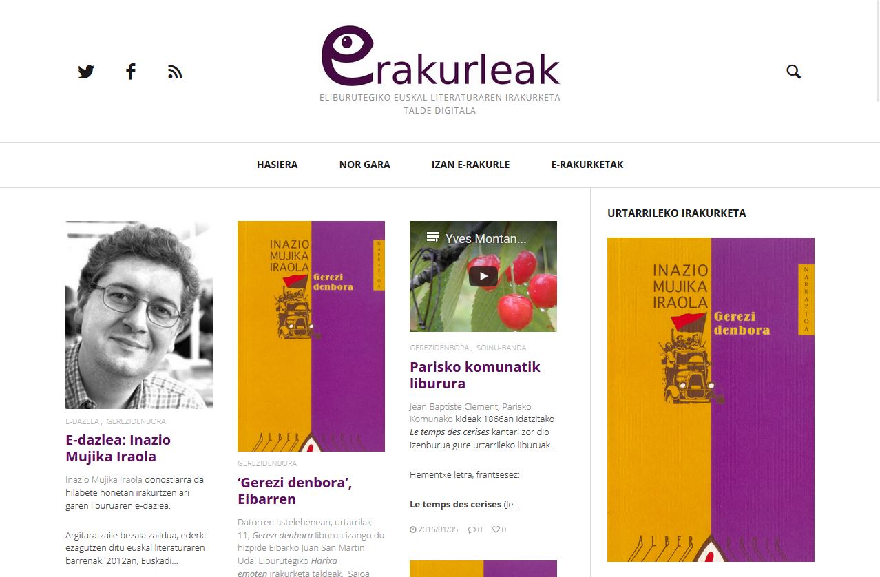 Portalea acogió la presentación de eRakurleak, el club de lectura digital de eLiburutegia