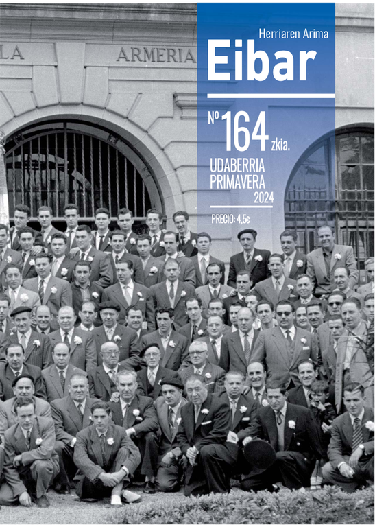 Pronto estará en la calle el último número de la revista Eibar (164) que corresponde a la primavera de 2024, número que ya está en esta web
