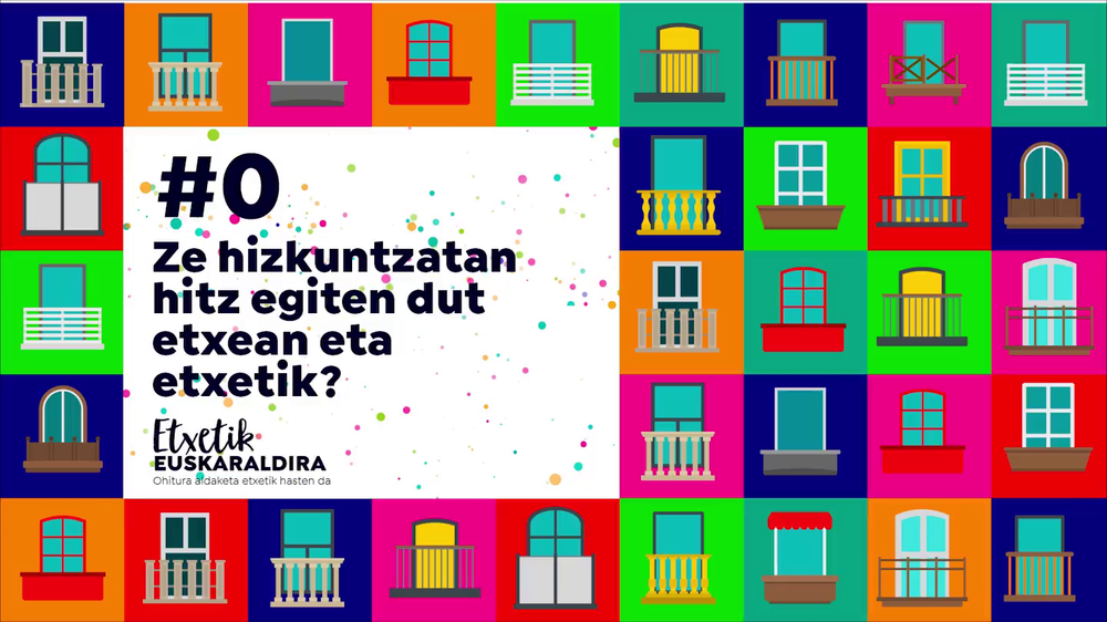 ¿Con quién hablas en euskera en casa y desde casa? ¿Con quién no? El cambio de hábitos lingüísticos empieza en casa