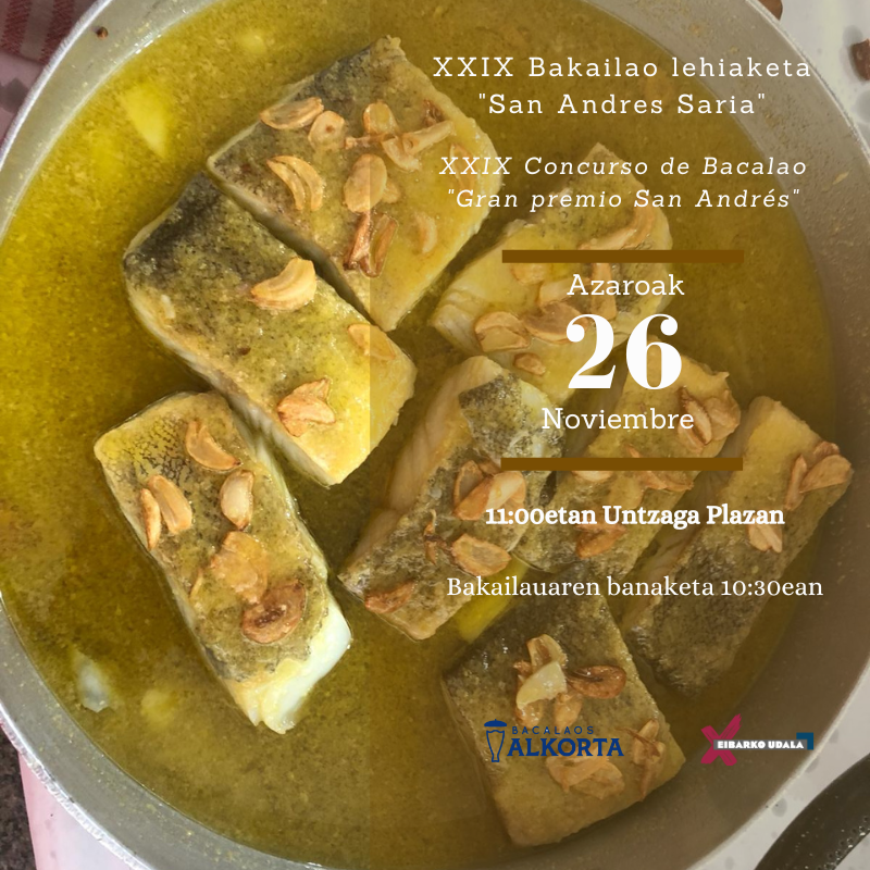 San Andres XXIX. Bakailao lehiaketa Bakailao txapelketa 2023