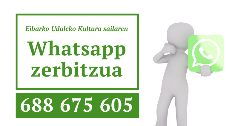 Servicio WHATSAPP de información del departamento de Cultura