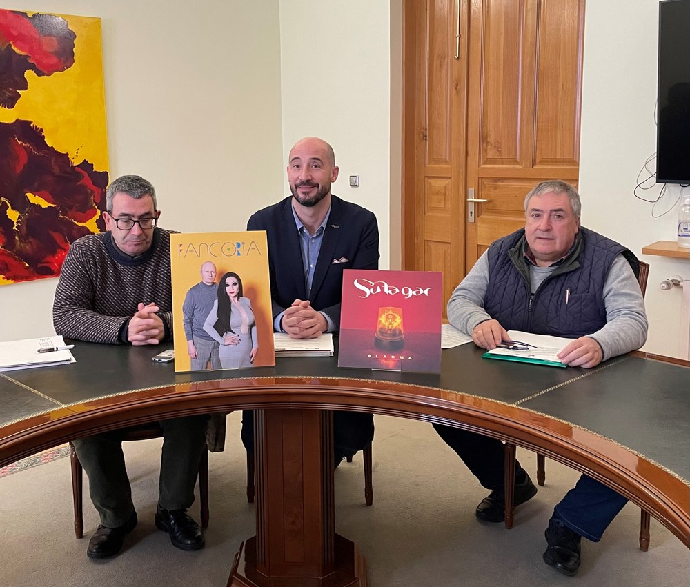 Su Ta Gar y Fangoria ofrecerán los conciertos estelares que este año organizará el Ayuntamiento para los Sanjuanes 2023 Imagen de la rueda de prensa celebrada para presentar los conciertos de las fiestas de San Juan.