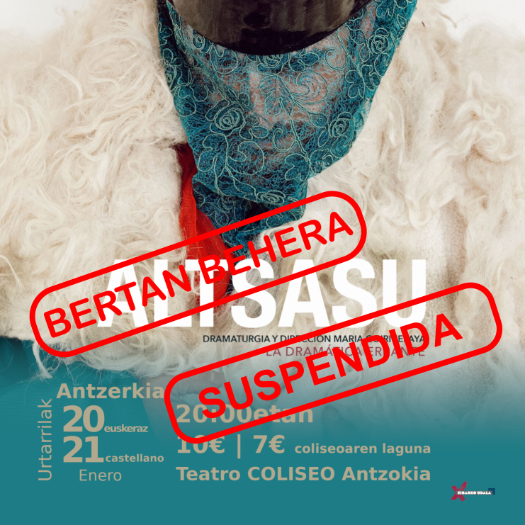 Suspendidas las dos representaciones de la obra de teatro Altsasu Altsasu suspendida