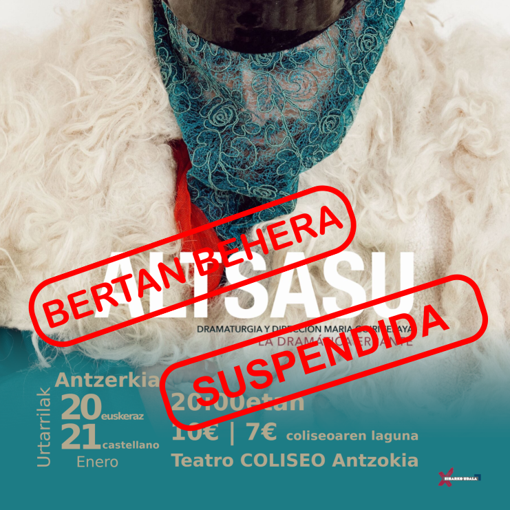 Suspendidas las dos representaciones de la obra de teatro Altsasu