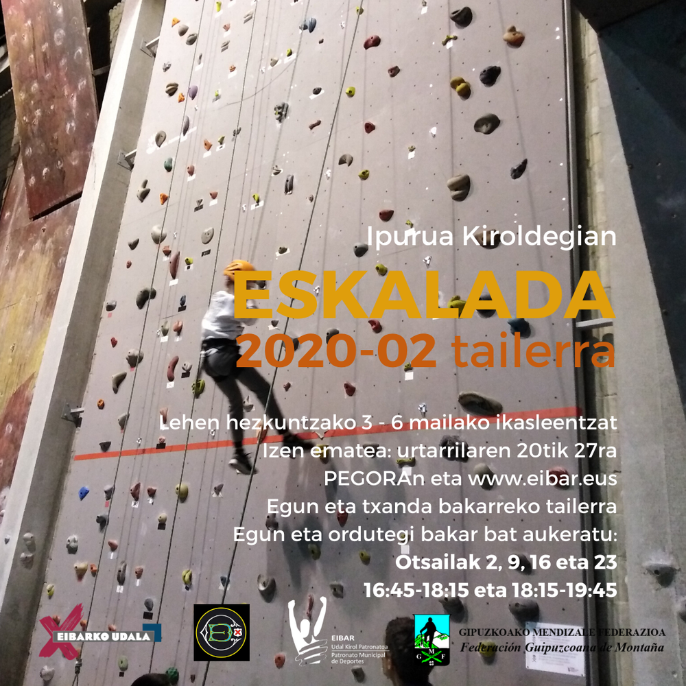 Taller de escalada