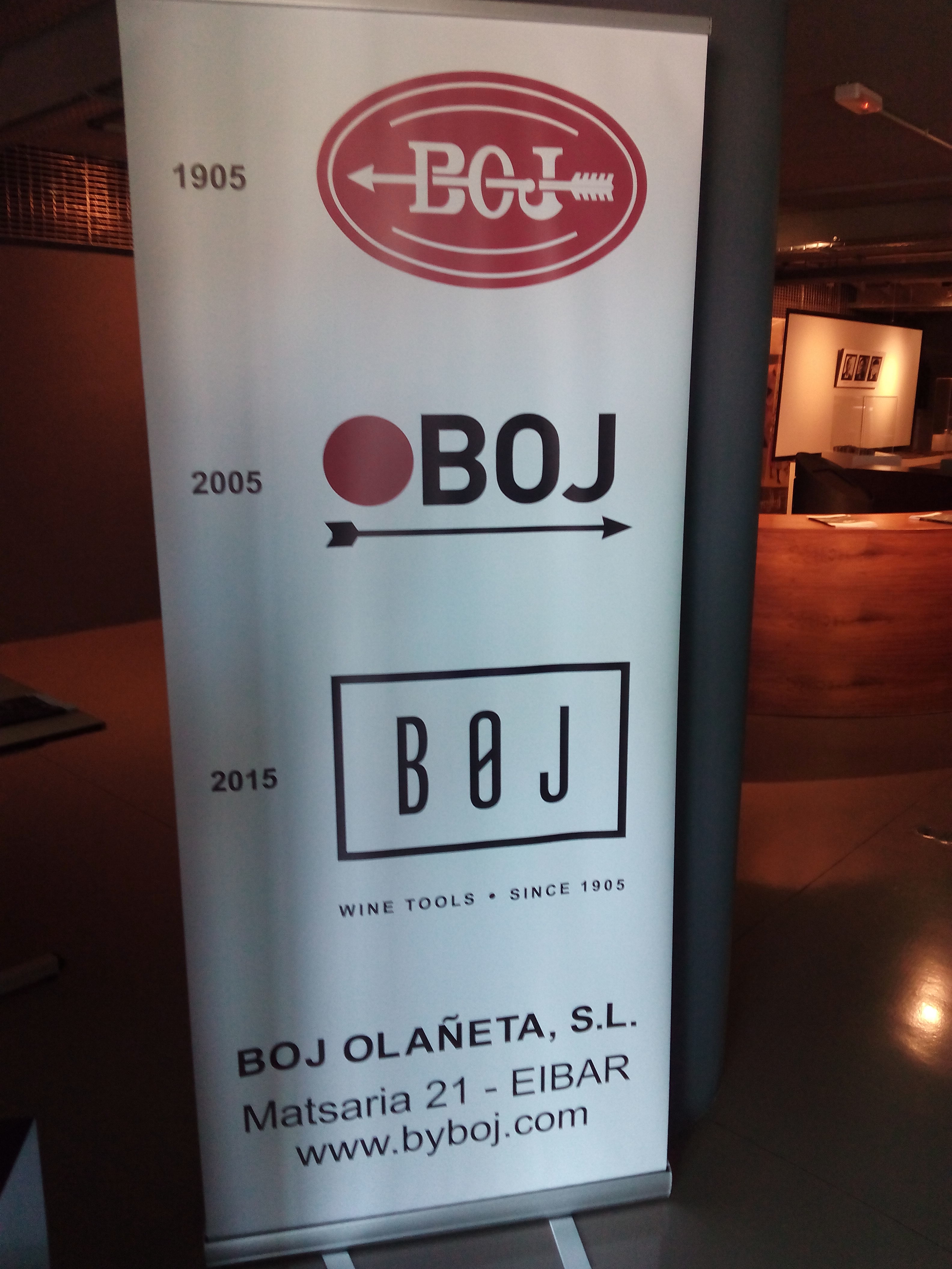 Últimos días de la exposición '1905 BOJ 2015' de BOJ Olañeta