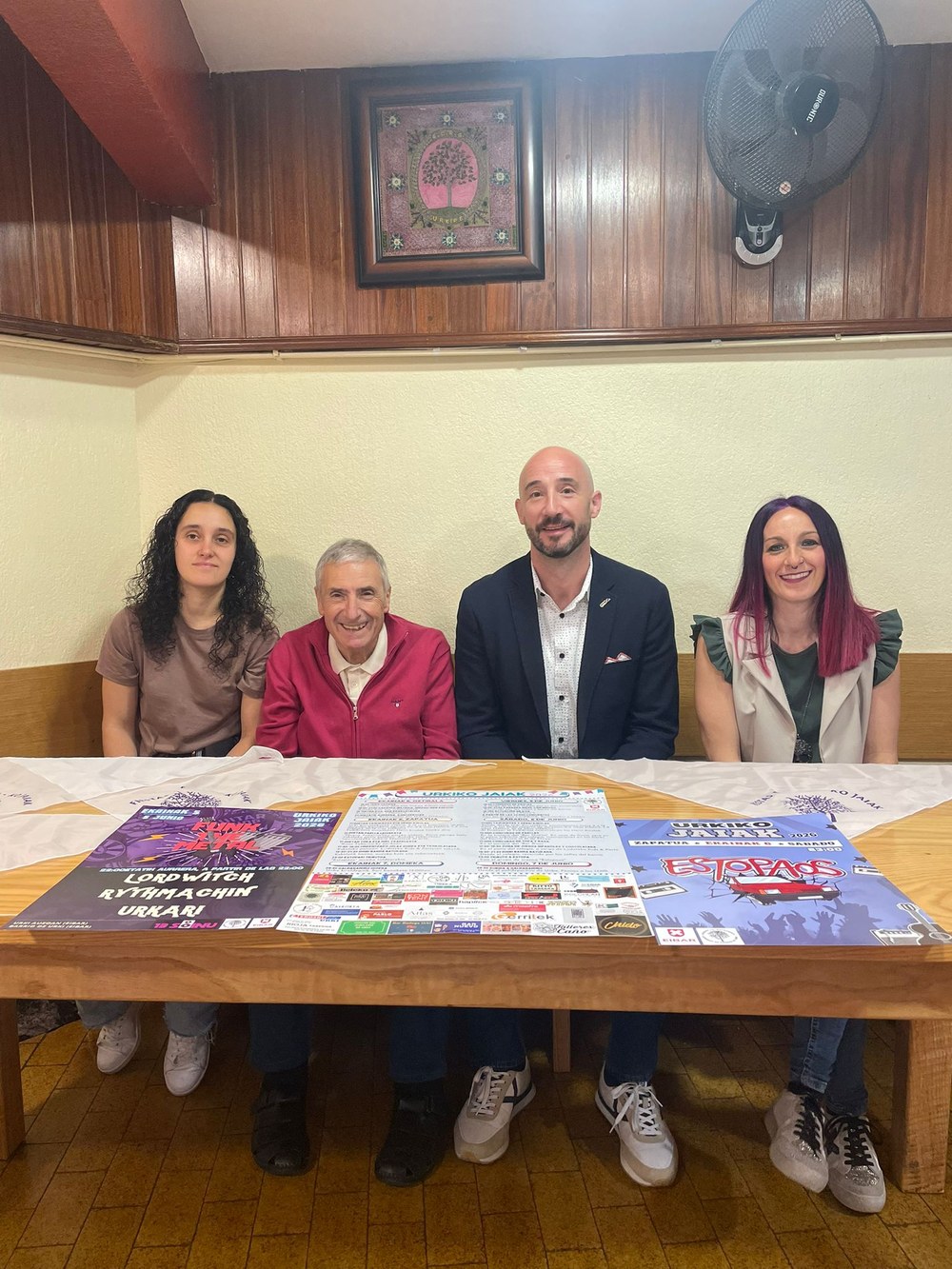 Presentación de las fiestas de Urki.