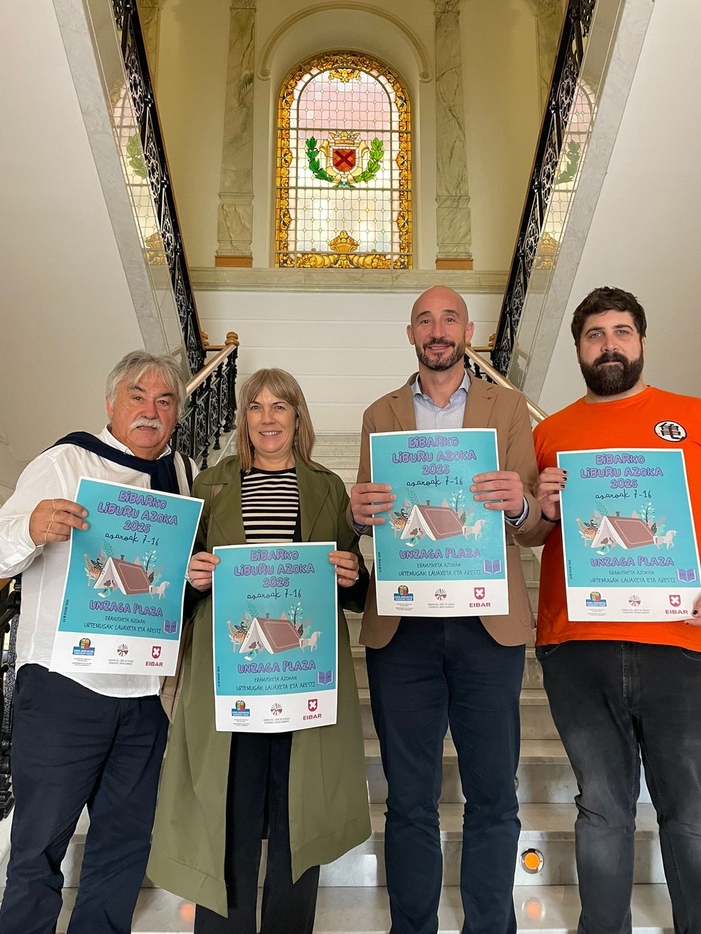 Presentación de la nueva edición de la Feria del Libro y del Disco de Eibar.