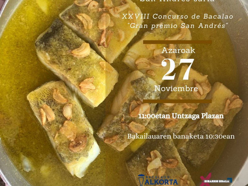 XXVIII Concurso San Andrés de Bacalao, Concurso de bacalao