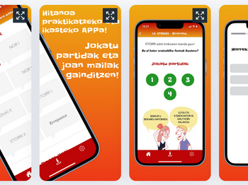Ya está disponible en la aplicación “Appa Hi!” el apartado para aprender de forma lúdica  el hika eibarres 