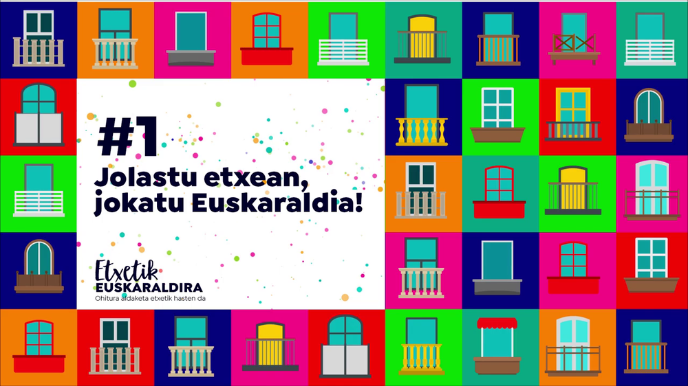Ya ha comenzado "Etxealditik Euskaraldira" Opciones para jugar en euskera