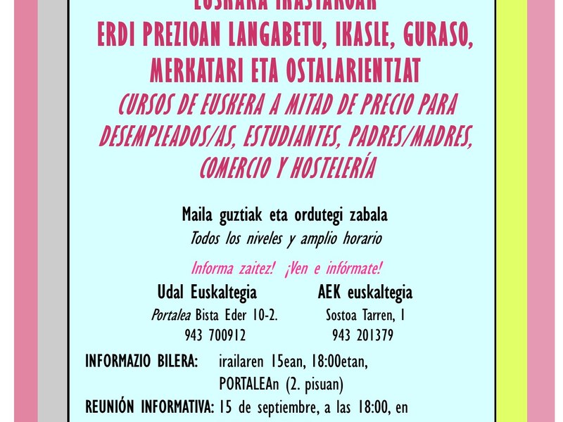 Campañas especiales de euskaldunización