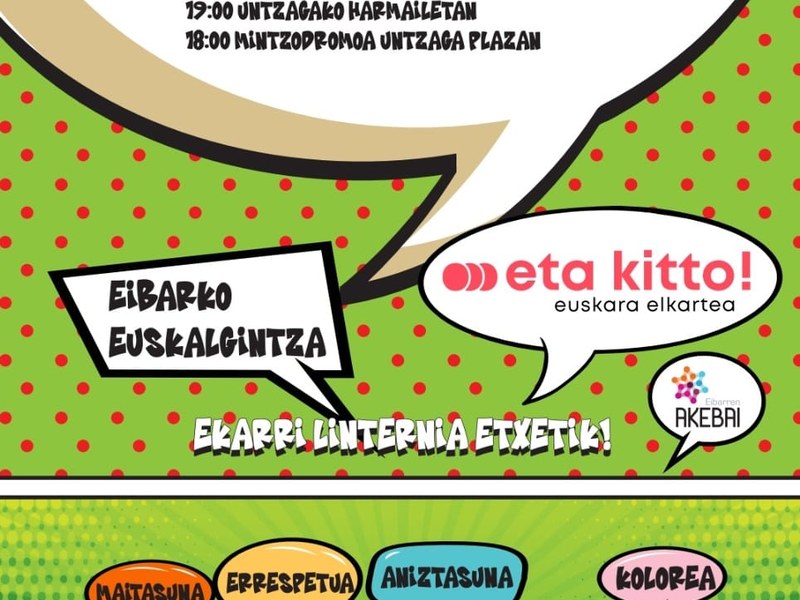 Día del Euskera (3 de diciembre) en Untzaga