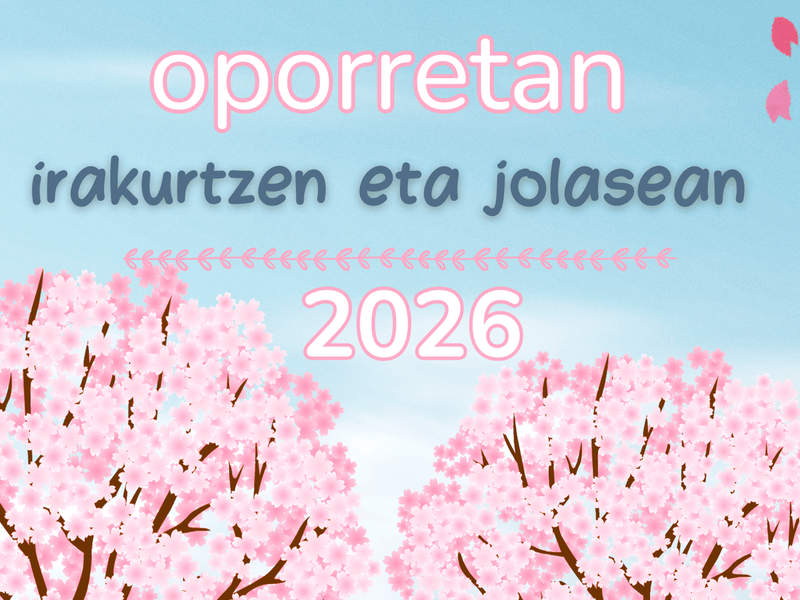 Portada de la guía de vacaciones de primavera de 2026