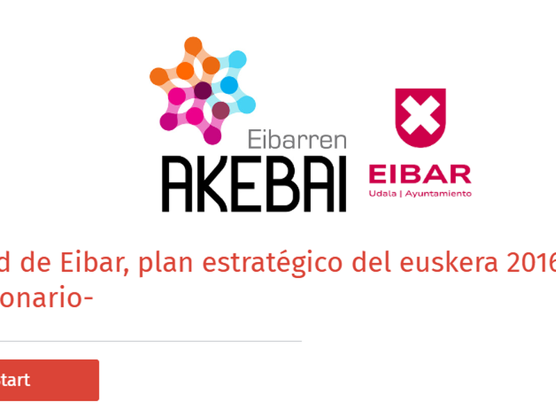 Encuesta de valoración del plan estratégico del euskera