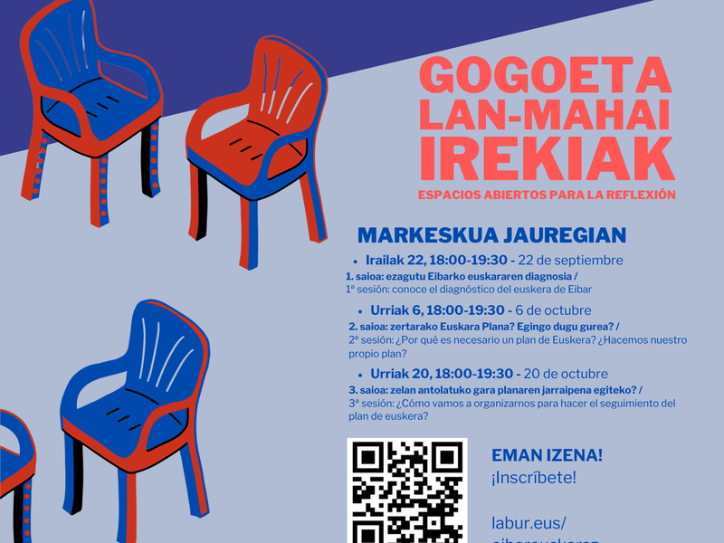 Euskeriaren biharra,  espacios abiertos para la reflexión sobre el futuro del euskera en Eibar