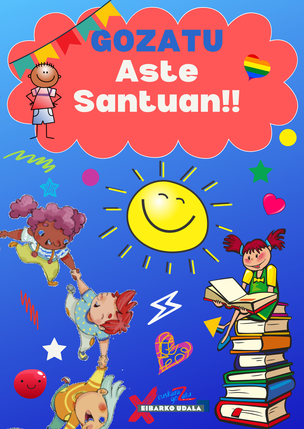 Guía para familias "Gozatu Aste Santuan" Cartel