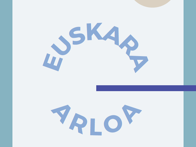 Memoria del Área de Euskera 2024 Portada de la memoria de 2024