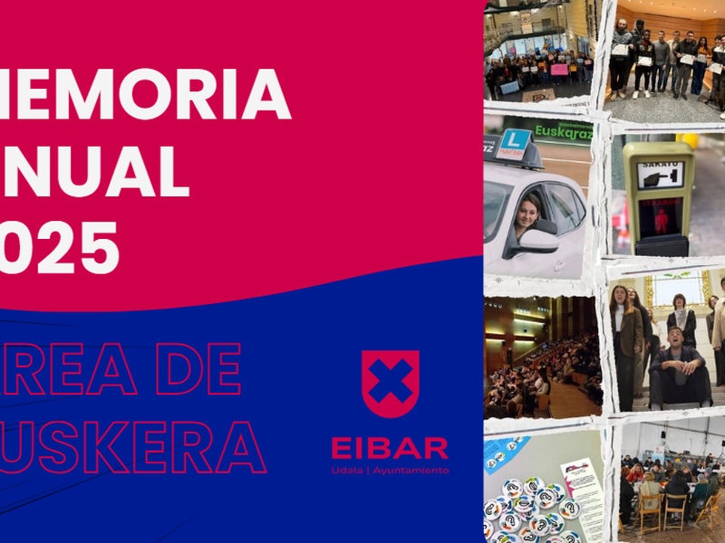 Memoria del Área de Euskera de 2025