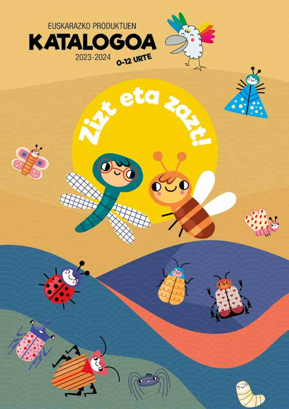 Se ha repartido el catálogo de productos en euskera entre niños y niñas de Eibar Portada del catálogo infantil
