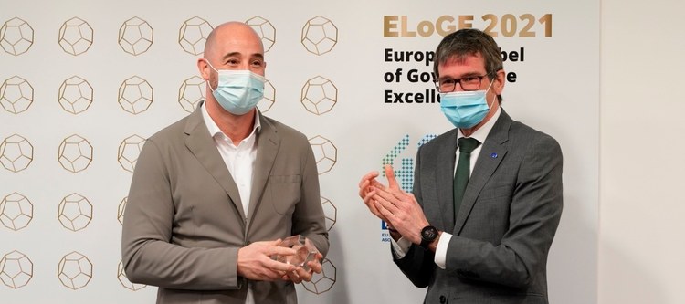 El Consejo de Europa y EUDEL otorgaron al Ayuntamiento de Eibar el Sello de Excelencia ELoGE 2021.