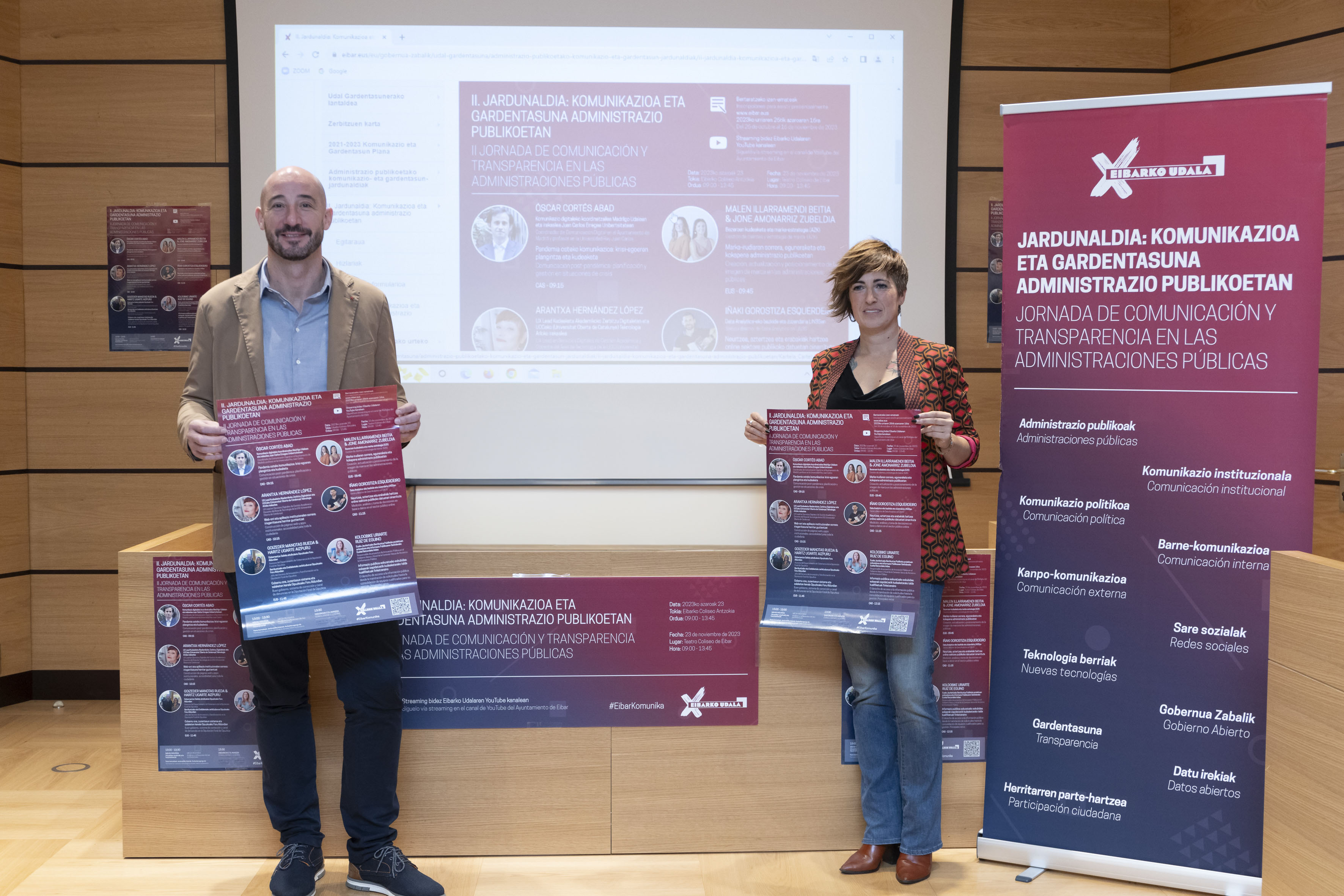 El Ayuntamiento de Eibar organiza por segunda vez una Jornada sobre Comunicación y Transparencia en las administraciones públicas para el próximo 23 de noviembre