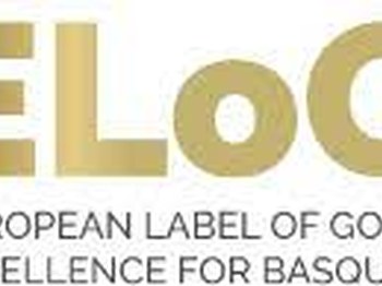 Logotipo del Sello Europeo de Excelencia en Gobernanza Local (ELoGE).