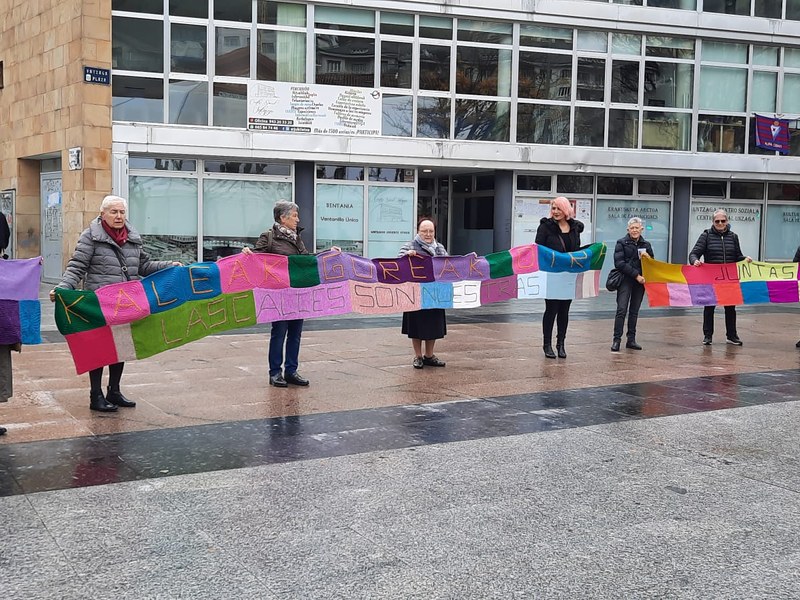 Acción colectiva: Tejiendo Madejas contra las violencias machistas Acción colectiva: Tejiendo Madejas contra la violencia machistas del 2023