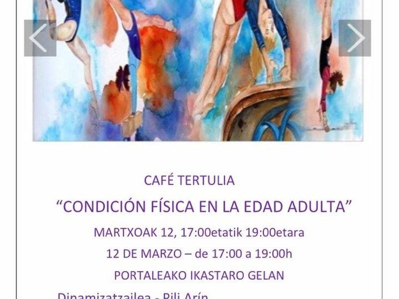 Café-tertulia marzo 2020