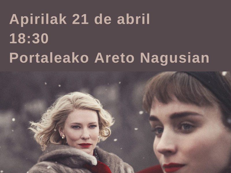 "Carol" Sesión de Cine Fórum Cine Fórum