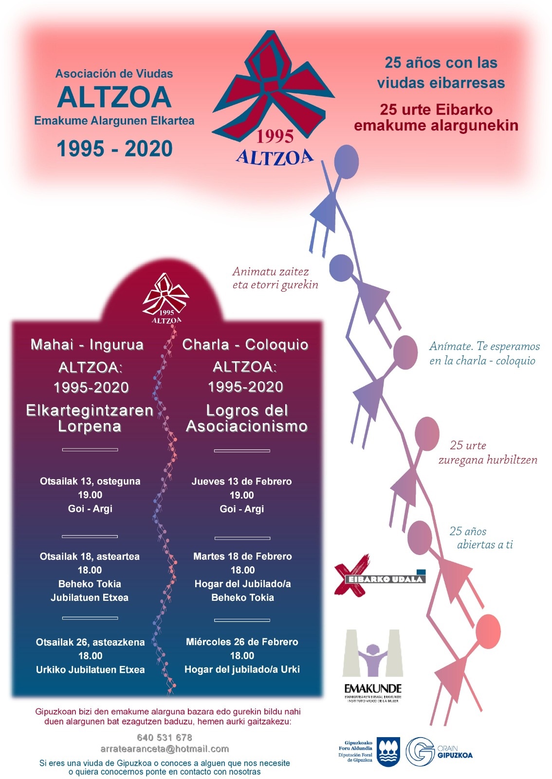 Charla-coloquio. Altzoa: 1995-2020. Logros del asociacionismo