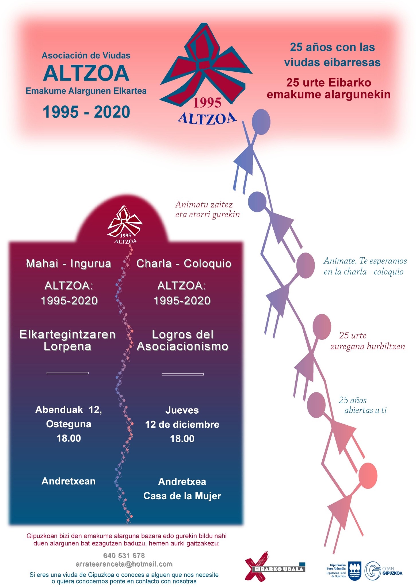 Charla-coloquio. Altzoa: 1995-2020. Logros del asociacionismo