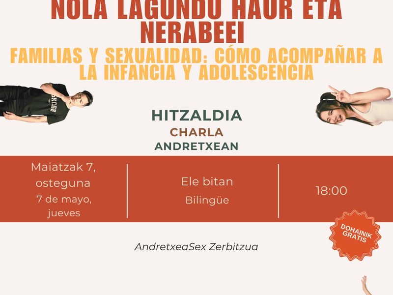 Charla: Familias y sexualidad, cómo acompañar a la infancia y adolescencia