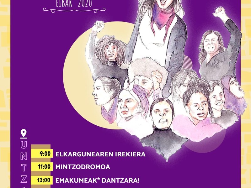 Programación de la Plataforma Feminista del 8M de Eibar