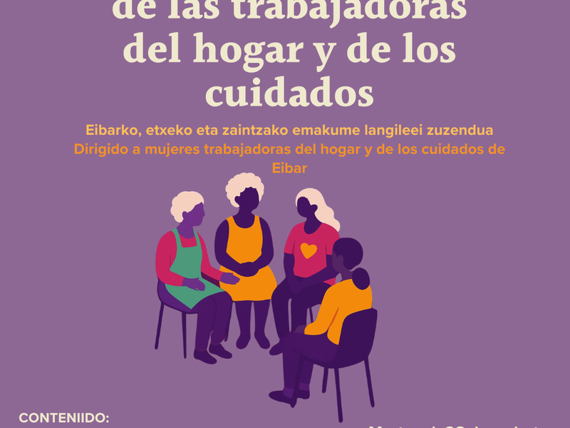 Taller grupal: Derechos y deberes de las trabajadoras de hogar y los cuidados