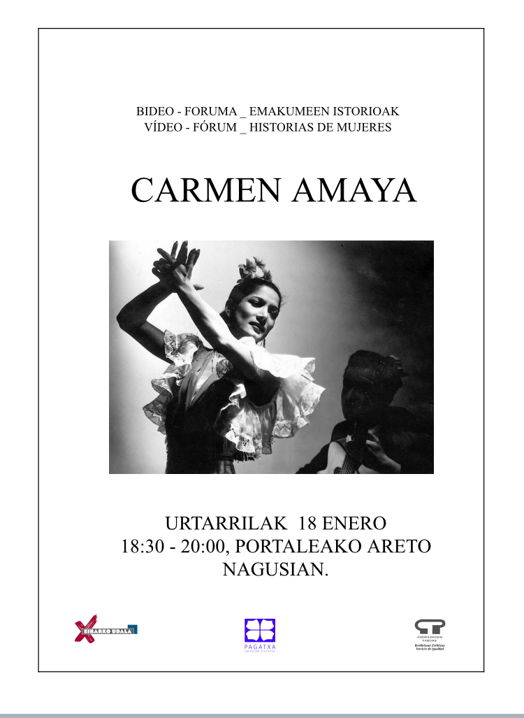 Video Forum de Historias de mujeres: Carmen Amaya