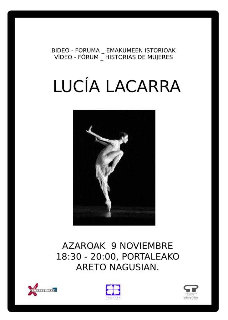Video Forum de Historias de mujeres: Lucía Lacarra